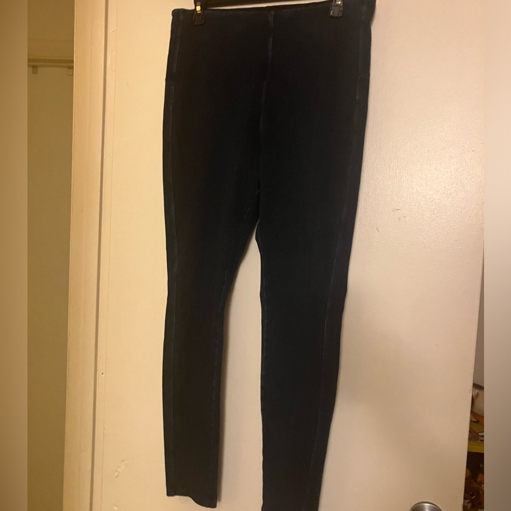 Lysse skinny jeans large stretch denim zippers elastic waist